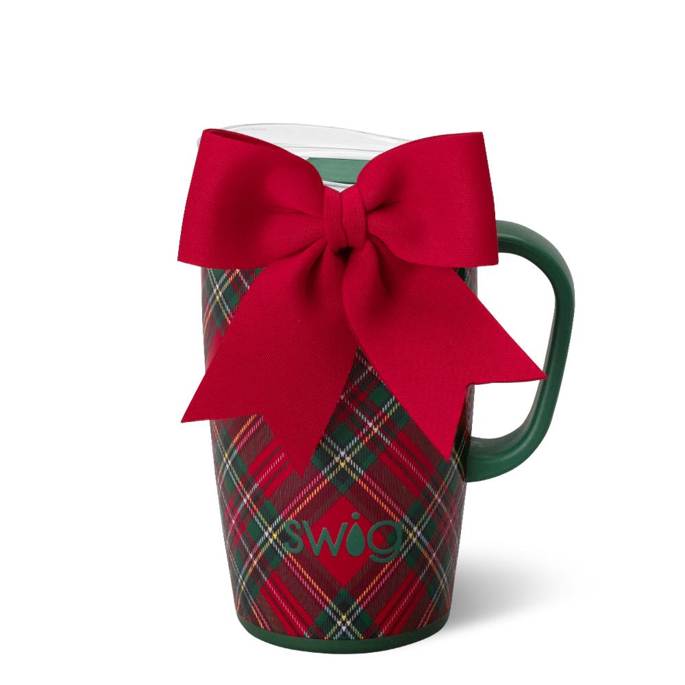 Christmas Plaid Travel Mug (18oz) - Swig Life