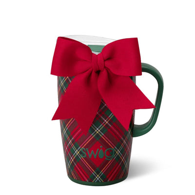 Christmas Plaid Travel Mug (18oz) - Swig Life