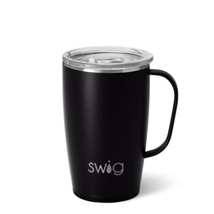 Black Travel Mug (18oz) - Swig Life