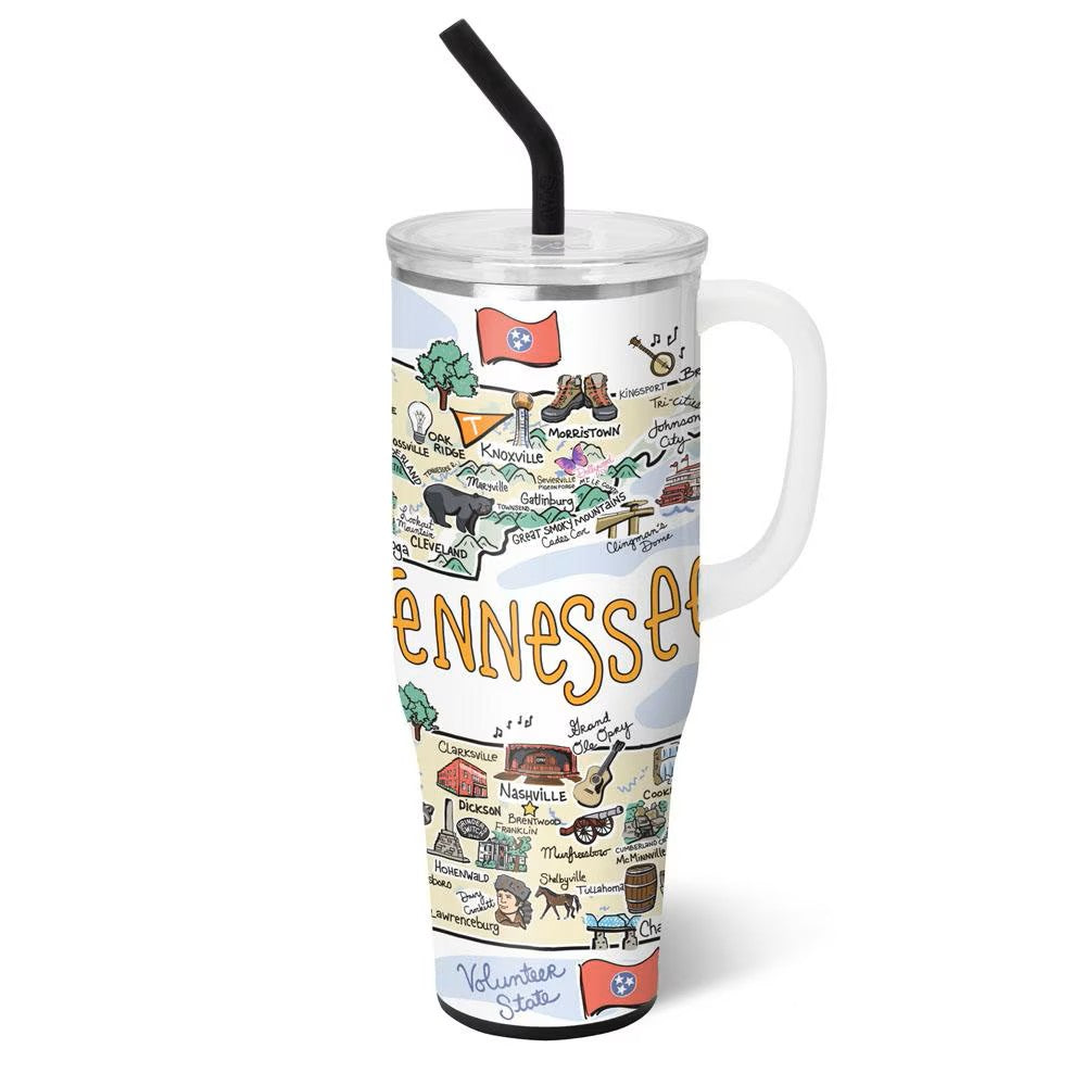 Tennessee Travel Mega Mug 40oz - Swig Life
