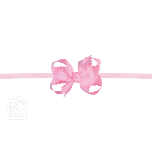 Scalloped Edge Pantyhose Headband - Medium