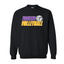 Viqueens Volleyball Black Spirit Crewneck Sweatshirt