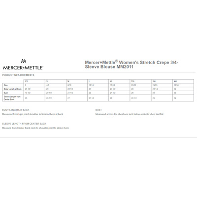 FCB Mercer+Mettle® Women's Stretch Crepe 3/4-Sleeve Blouse