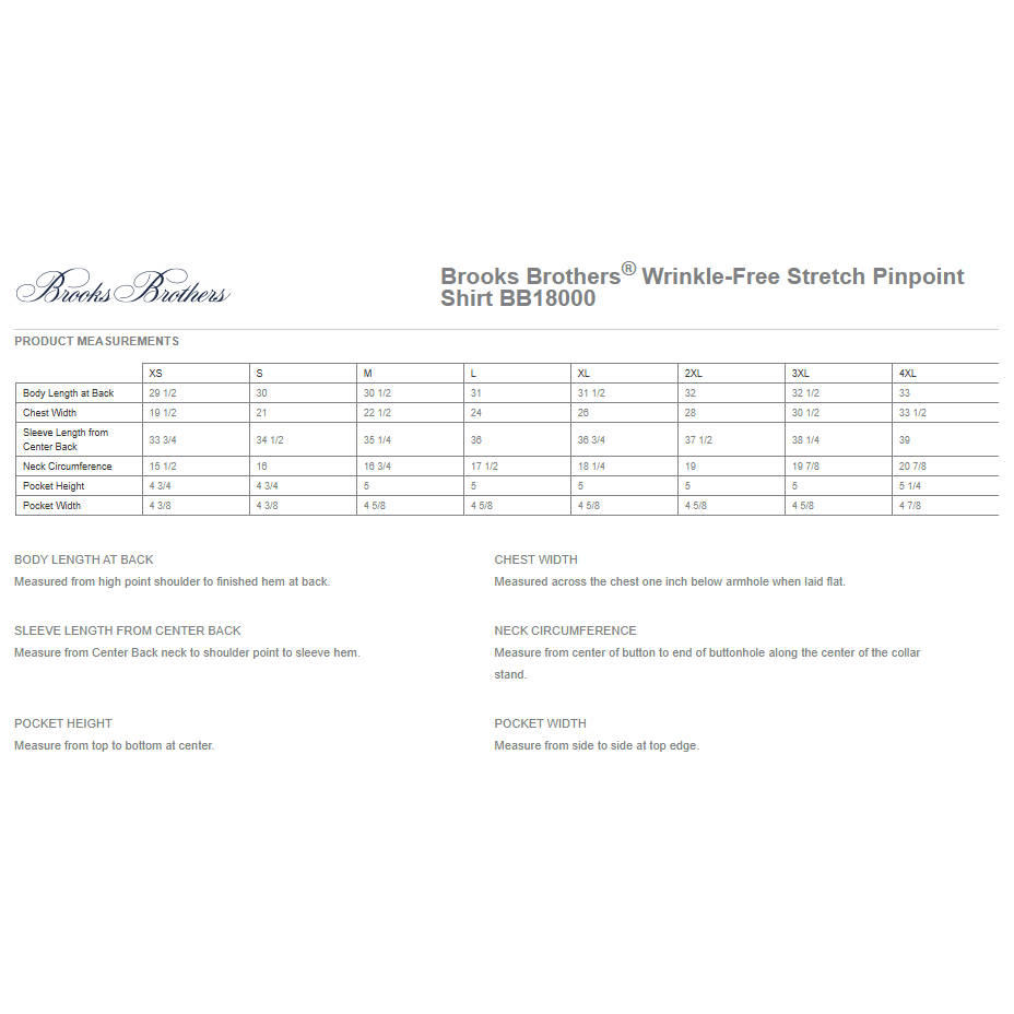 FCB Brooks Brothers Wrinkle-Free Stretch Pinpoint Shirt