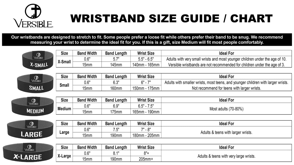 Tap to Pray - Wristband Safari Zebra - Medium