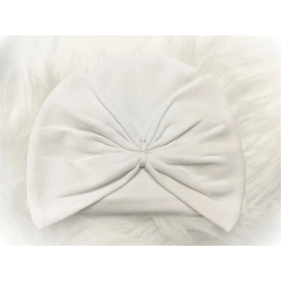 Newborn Big Bow Beanie Hat - Monogrammable