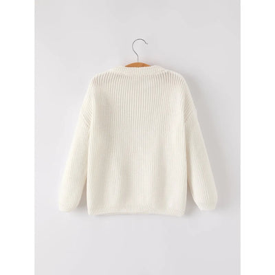 Bow Sequins Sweater - Kids