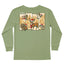 Christmas Hunting Grid Long-Sleeve Tee- Cardin McCoy