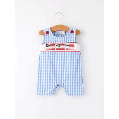 4th Of July Smocked Jon Jon