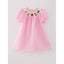 Farm Pink Smocking Embroidered Girls Dress