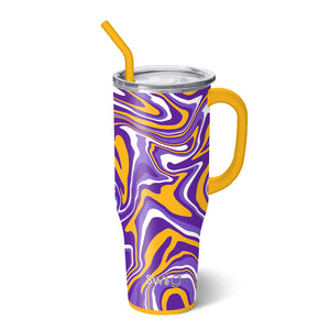 Purple and Yellow Fanzone 40 oz Mega Mug- Swig Life
