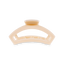 Open Almond Beige Claw Hair Clip - Teleties