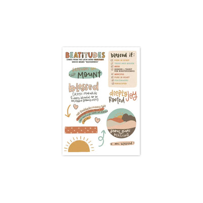 Beatitudes Sticker Sheet - Kingfolk Co