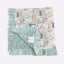 Blue Vintage Coquette Minky Blanket - Clover Cottage