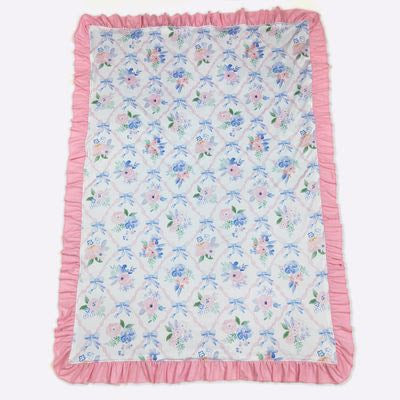 Shabby Chic Minky Blanket - Clover Cottage