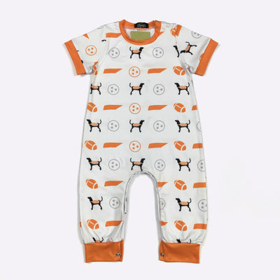 Tennessee SS Boy Baby Romper - Clover Cottage