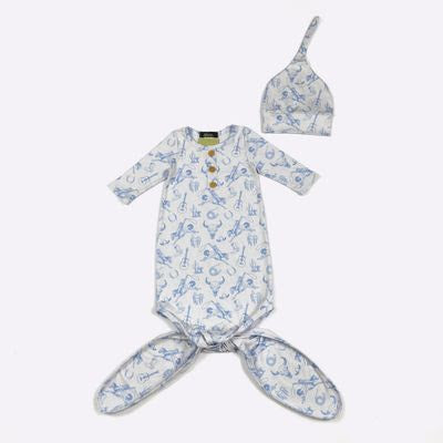 Azul Western Knotted Gown & Hat Set – Clover Cottage