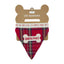 Tartan Dog Bandana - We Believe in Santa Paws - Mud Pie