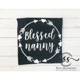 Blessed Nanny - Personalized Grandparent Tee