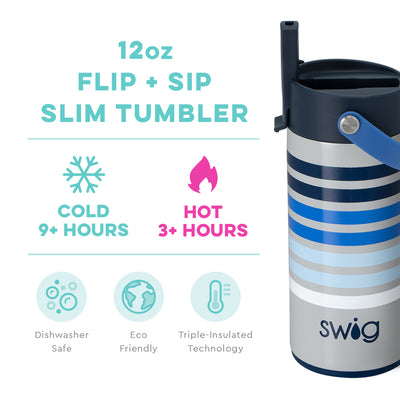 Rad Racer Flip & Sip Slim Tumbler - Swig Life