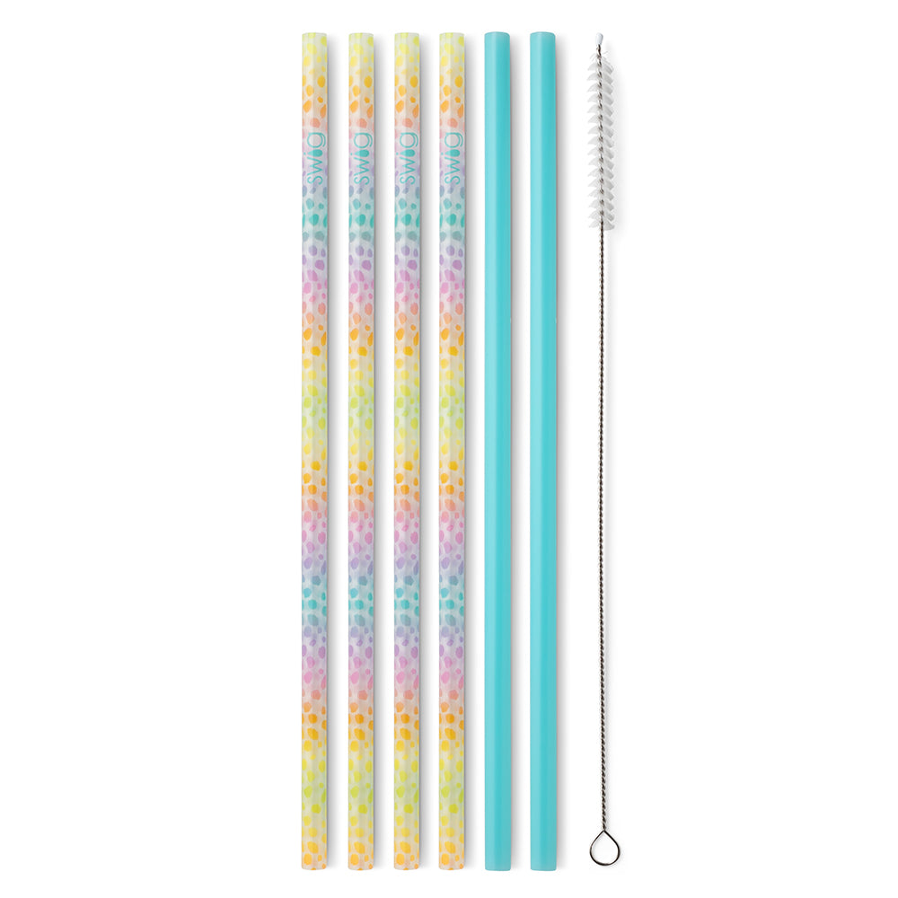 Wild Child Reusable Tall Straw Set- Swig
