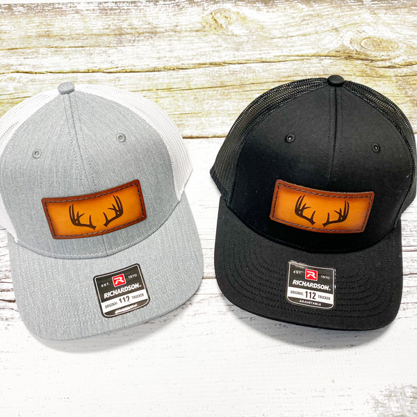 Men’s Deer Hat, Richardson 112 Trucker Hat, Hunting Hat, Gift for Hunter,  Gift for Dad, Father’s Day gift, Trucker Hat for Dad