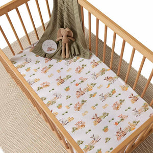 Farm Organic Fitted Crib Sheet - Snuggle Hunny