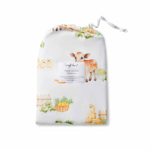 Farm Organic Fitted Crib Sheet - Snuggle Hunny