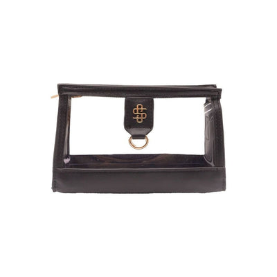 Clear Black Stadium Clutch Crossbody - Simply Southern