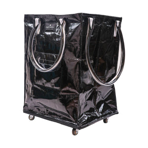Black Rolling Tote - Simply Southern
