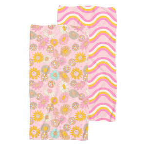 Flower Smile - Quick Dry Simply Southern Towel