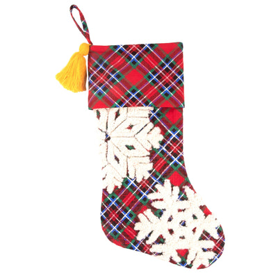 Snowflake Stocking - Simply Southern