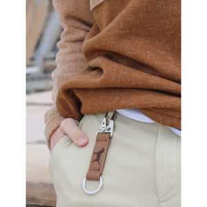 Men Leather Keychain - Simply Southern