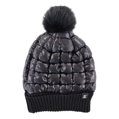 Black Puff Beanie - Simply Southern