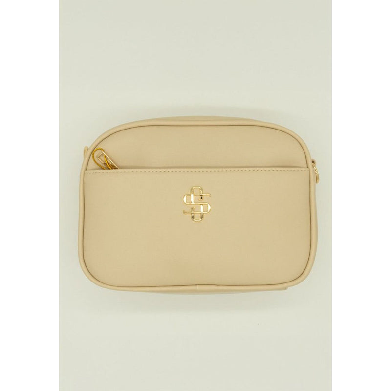 Ibza Leather Clutch Crossbody Ivory- Simply Southern