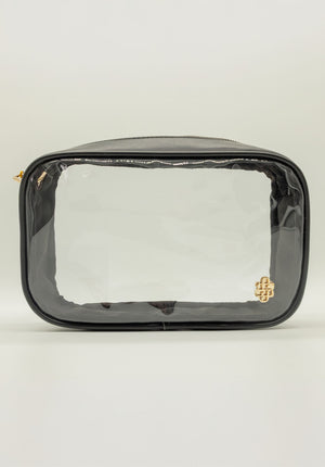 Stadium Leather Crossbody Black- Simply Southern