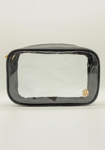 Stadium Leather Crossbody Black- Simply Southern