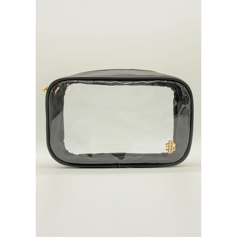 Stadium Leather Crossbody Black- Simply Southern