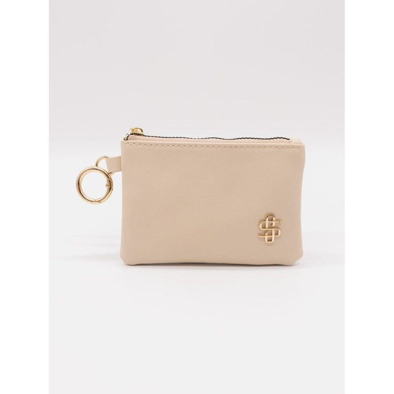 London Leather ID Pouch- Ivory- Simply Southern