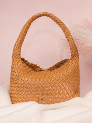 Coco Basketweave Purse - Purse Handle with Detachable Crossbody Strap - Simply Southern
