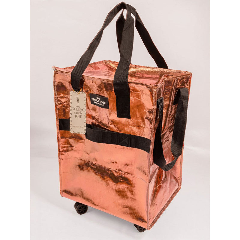 Umber Rolling Tote - Simply Southern