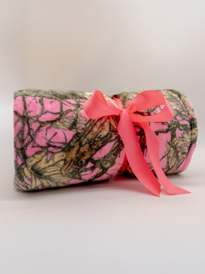 Pink Camo Simply Southern Blanket