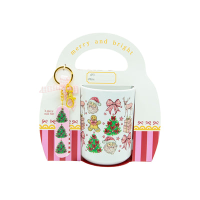 Simply Southern Holiday Christmas Print Mug Gift Set