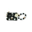Black/White Polka Print Beaded Bangle Wallet - Simply Southern