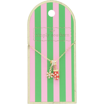 Christmas Charm Necklace -Simply Southern