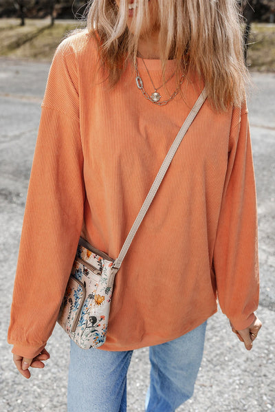 Orange Version – "Dolly Vibes Corduroy Sweatshirt"