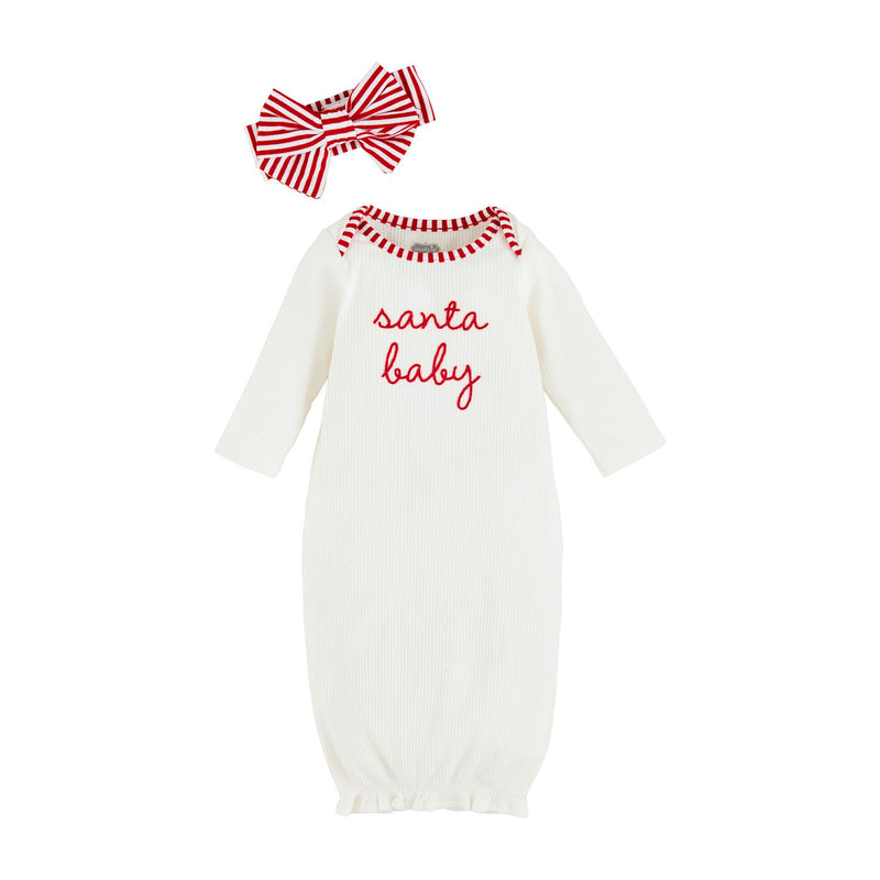 Santa Baby Take-Me-Home Headband Set - Mud Pie