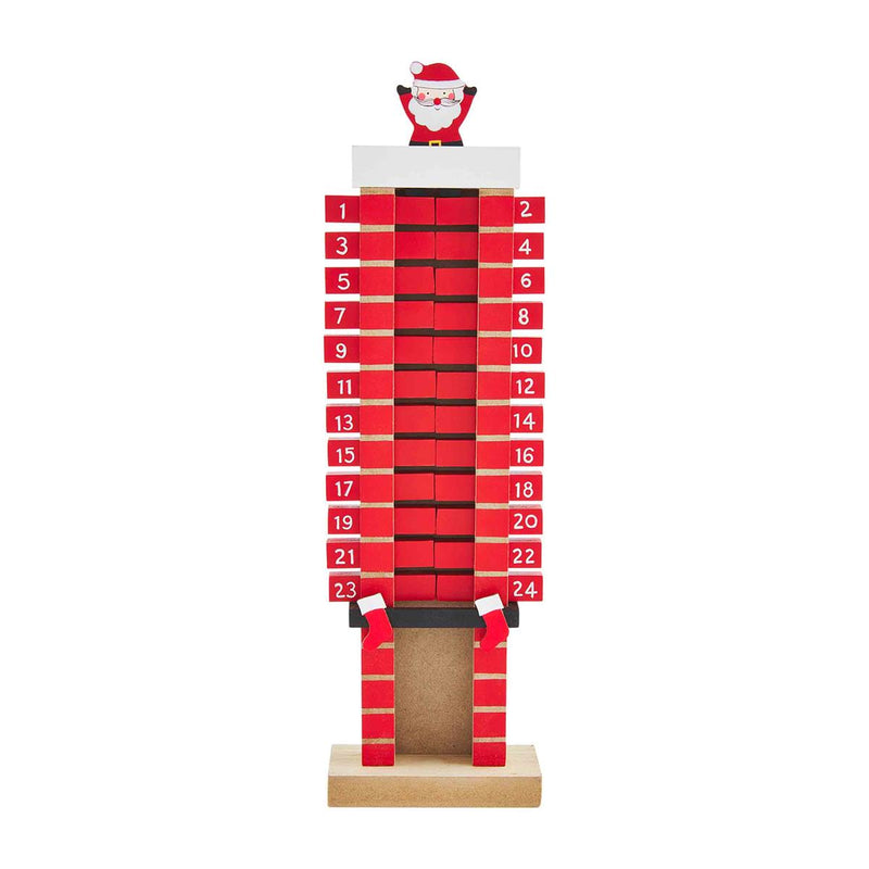 Mud Pie Santa Chimney Advent Calendar - Mud Pie