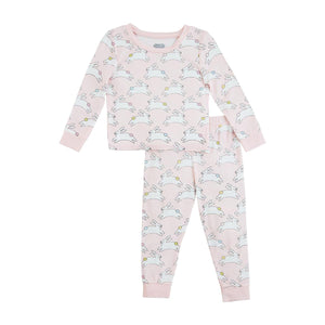 Pink Bunny Pajama Set - Mud Pie