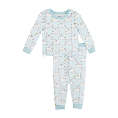 Blue Bunny Pajama Set - Mud Pie